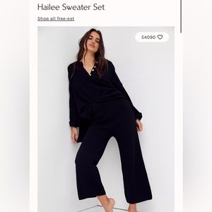 Free People Hailee Sweater Set - M